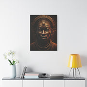 Golden Tribal Mask Legacy Wall Art & Canvas Prints
