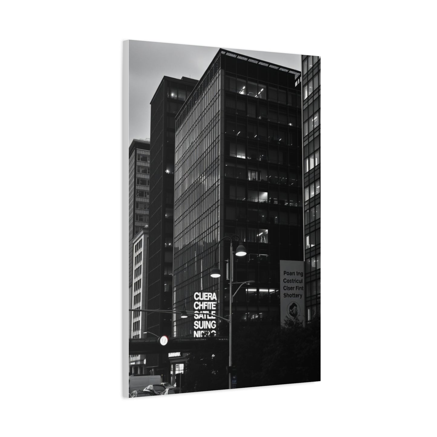 Elite Black & White Cityscapes Art Vision Wall Art & Canvas Print