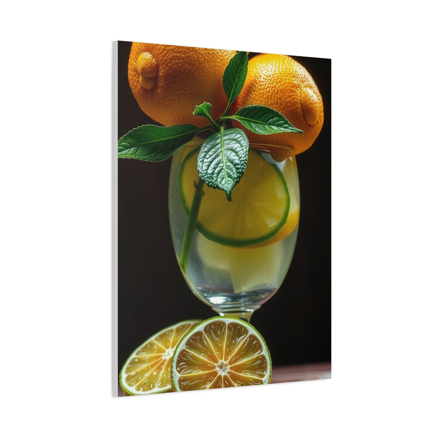 Masterpiece Lemon & Lime Art Vision Wall Art & Canvas Print