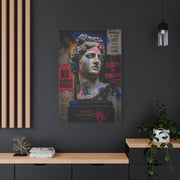 Graffiti Apollo Bust Rebellion Street Wall Art & Canvas Print