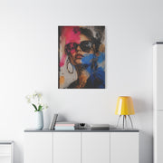 Urban Fashion Graffiti Portrait Street Wall Art & Canvas Print