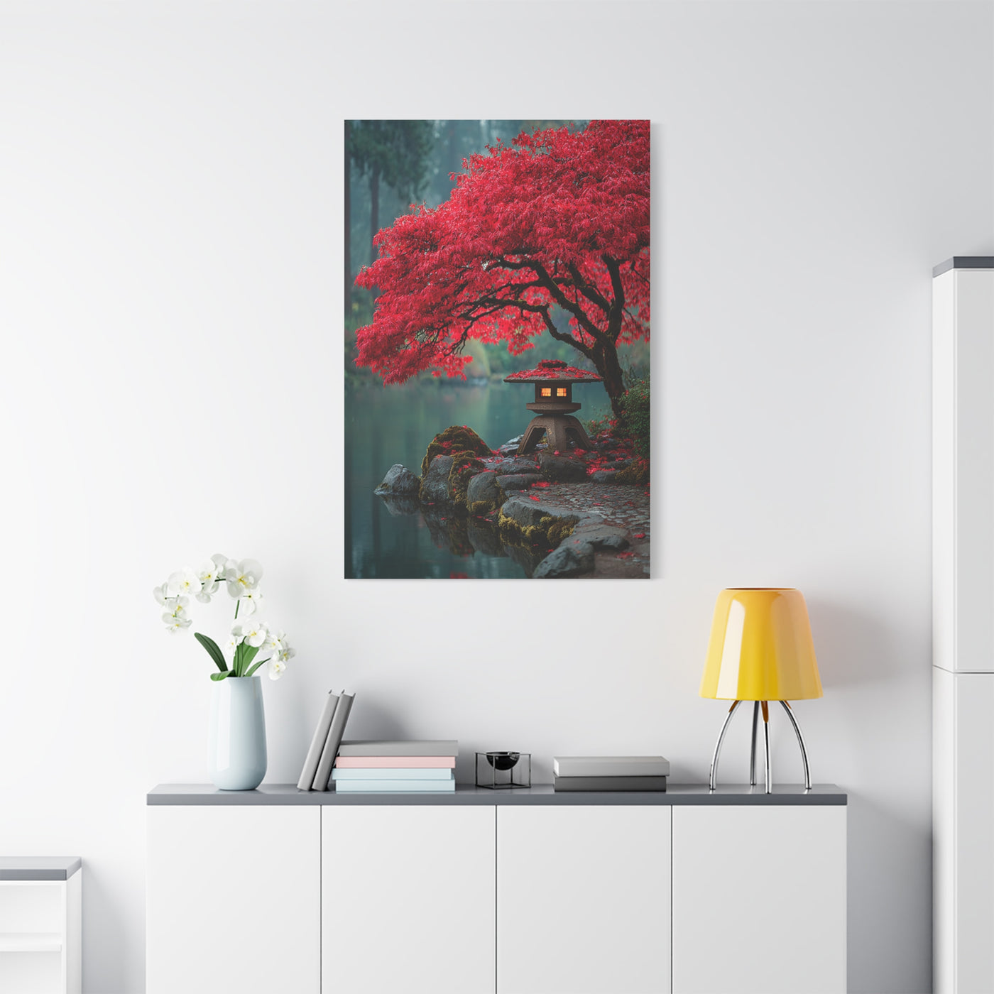 Japanese Maple Garden Autumn Wall Art & Canvas Print