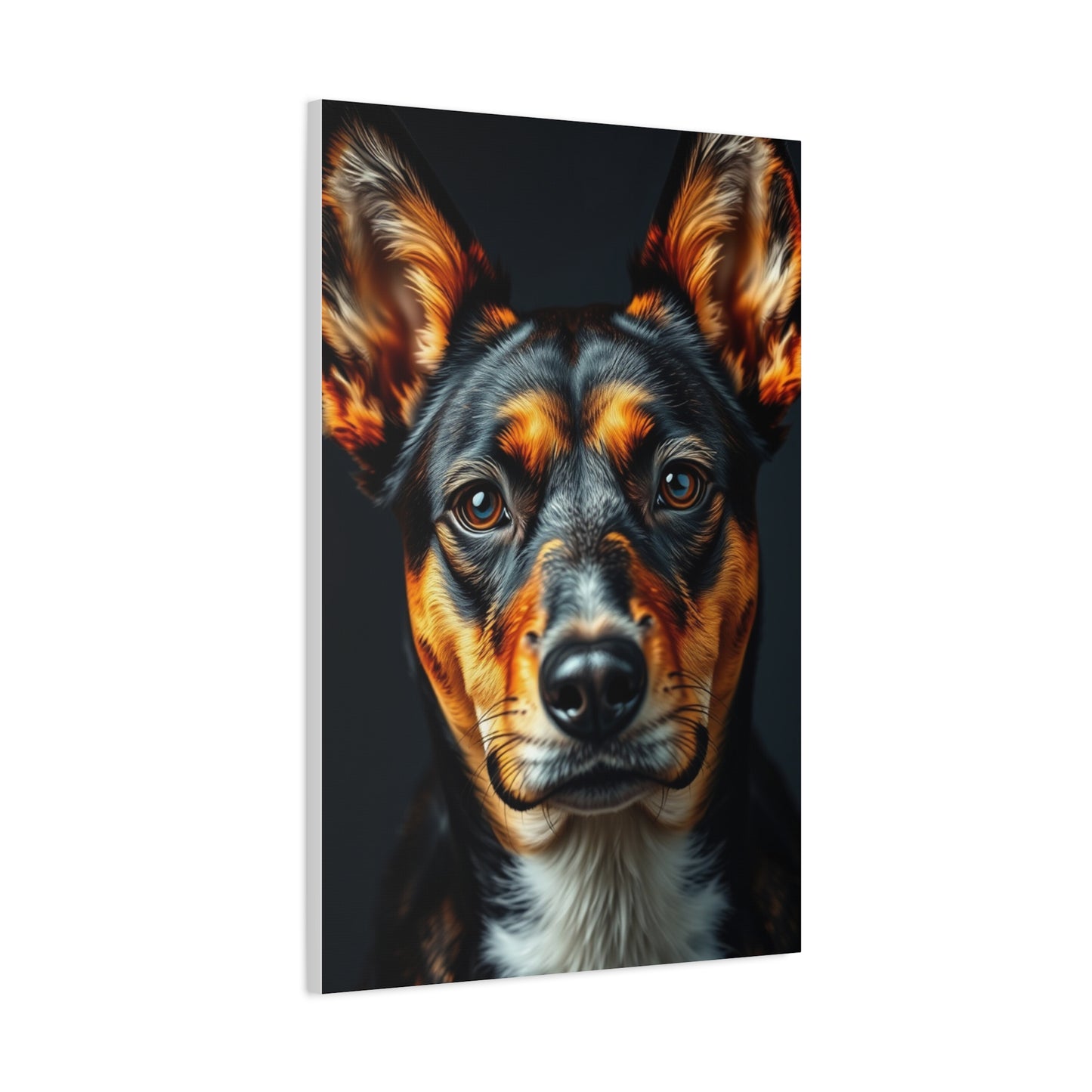 Vision Black and Tan Art Art Wall Art & Canvas Print