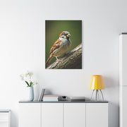 Charming Sparrow Close-Up Wall Art & Canvas Prints