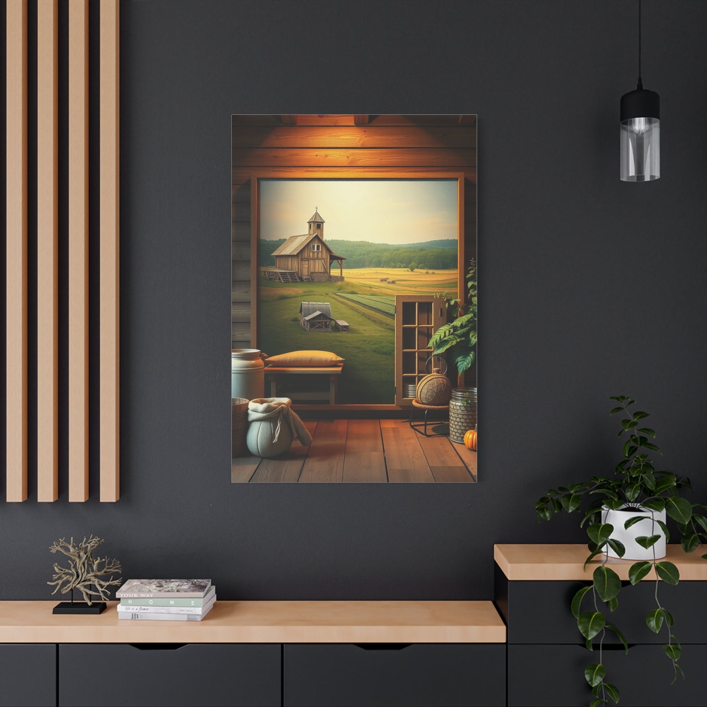 Rural Reverie Premium Print Wall Art & Canvas Print