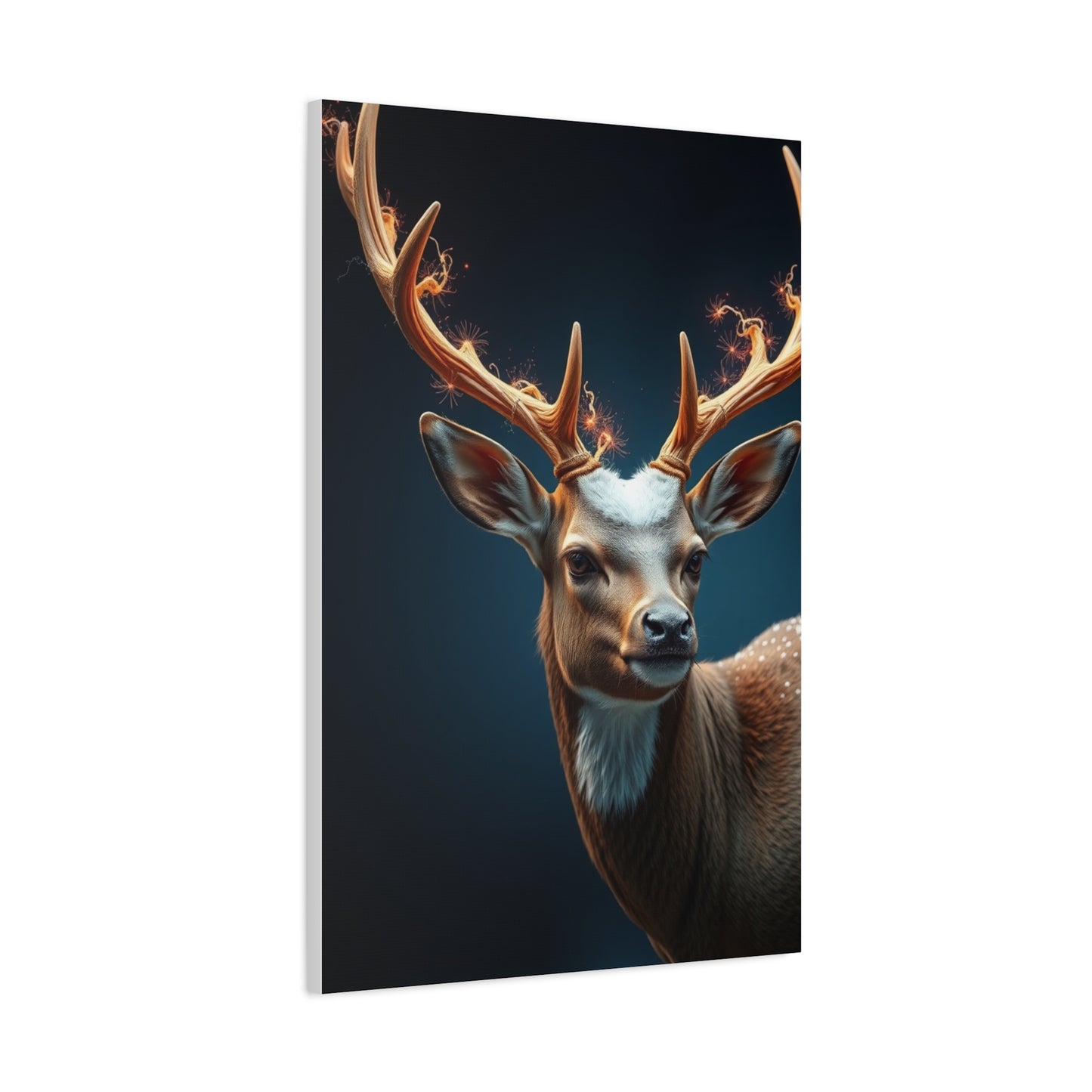 Graceful Antler Portraiture Wall Art & Canvas Print