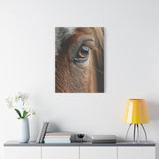 Horse Eye Macro Emotional Detail Wall Art & Canvas Print