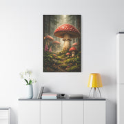 Fantasy Mushroom Forest Panorama Wall Art & Canvas Print