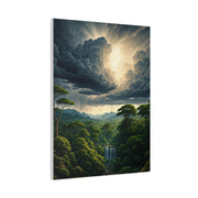 Stormlight Over Emerald Jungle Valley Wall Art & Canvas Prints