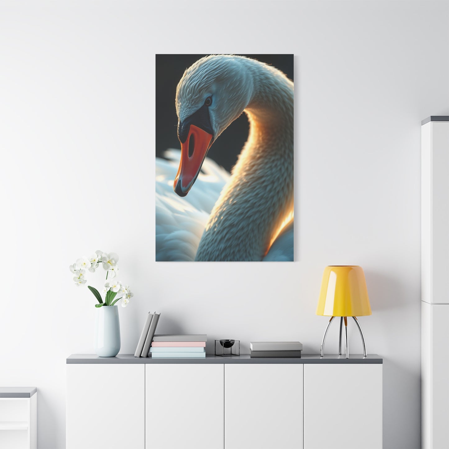Supreme Swan Art Beautiful Collection Wall Art & Canvas Print