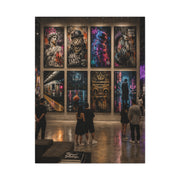 Modern Street Art Gallery Exhibition Street Wall Art & Canvas Print