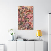 Pink Succulent Garden Wall Art & Canvas Print