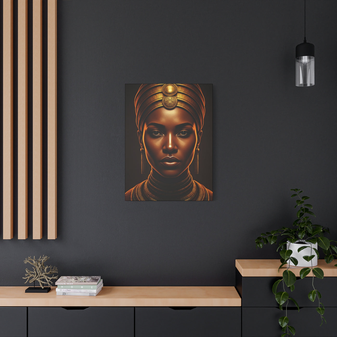 Golden Queen of Serenity Wall Art & Canvas Prints