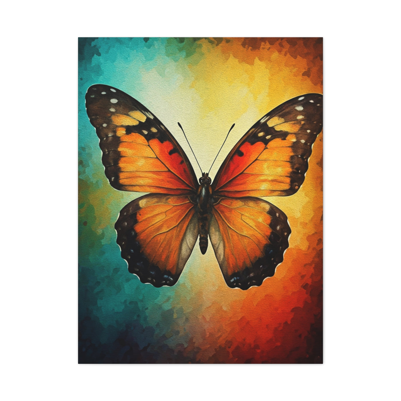 Vibrant Monarch Butterfly Spectrum Wall Art & Canvas Prints