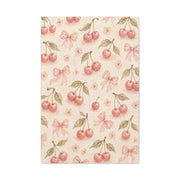Pink Cherry Pattern Composition Wall Art & Canvas Print