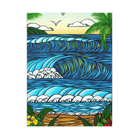 Hawaiian Waves Wall Art & Canvas Prints