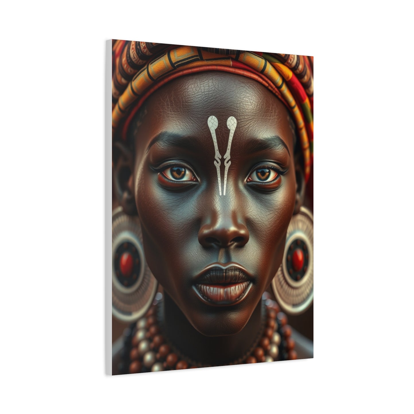 Gilded Ethnic Essence Artwork Wall Art & Canvas Print