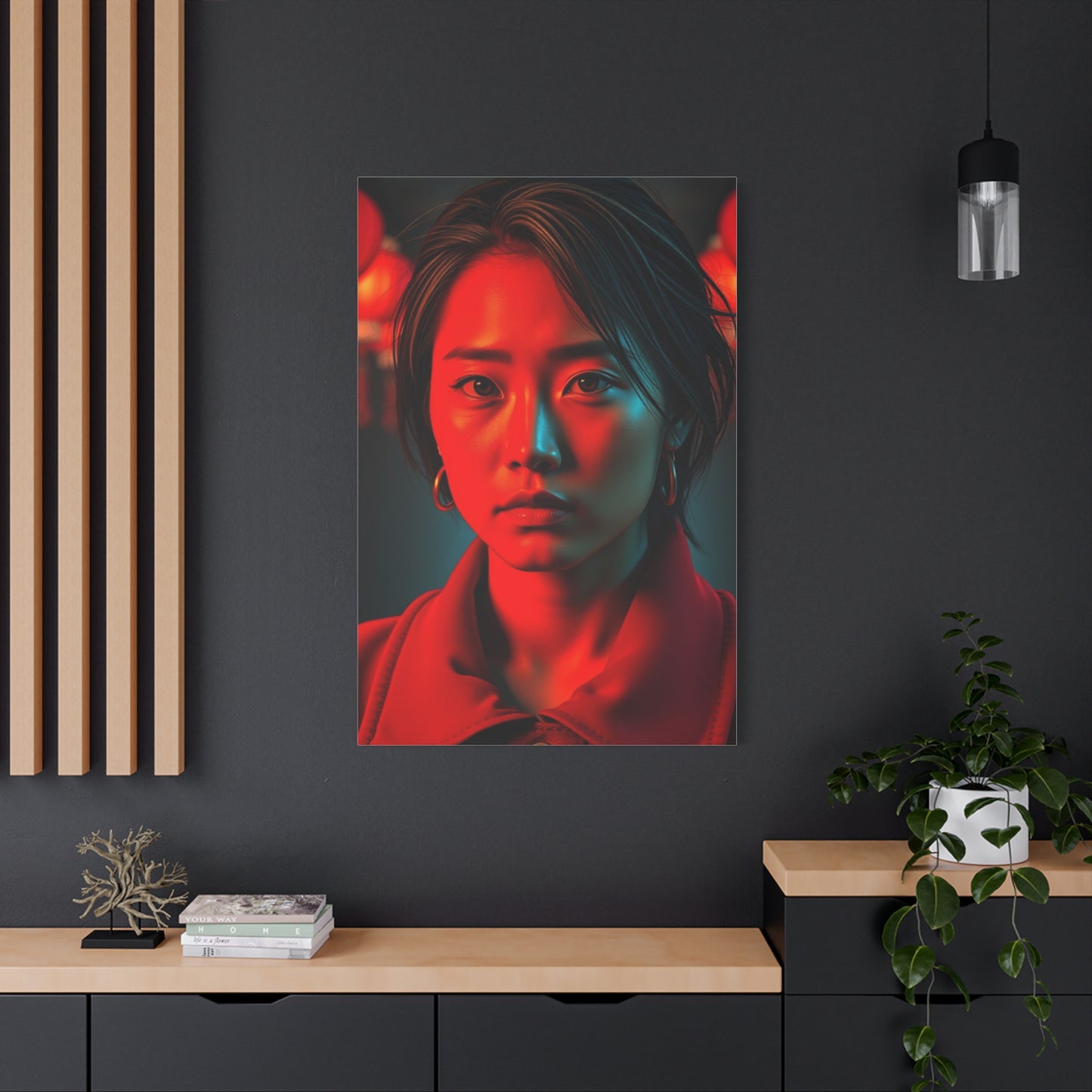 Burgundy Opulence Canvas Wall Art & Canvas Print