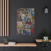 NYC Pop Graffiti Collage Statement Wall Art & Canvas Print