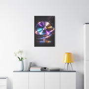 Cosmic Vinyl Orbit Wall Art & Canvas Print
