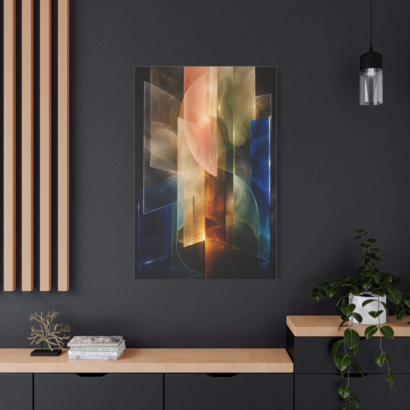 Luminous Acrylic Resin Abstract Wall Art & Canvas Print