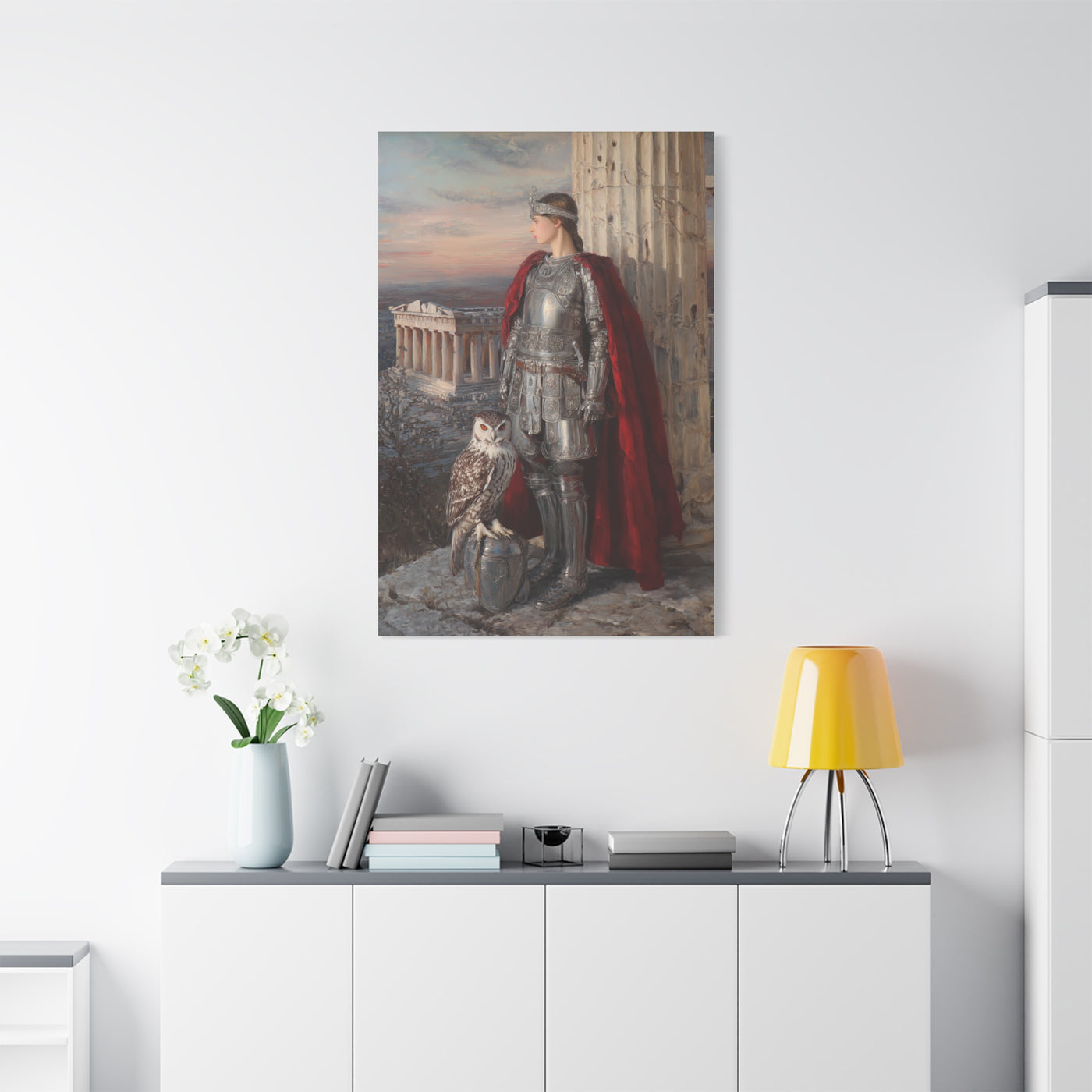 Athena Goddess of Wisdom Classical Painting Wall Art & Canvas Print