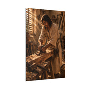Jesus the Carpenter Workshop Scene Wall Art & Canvas Print