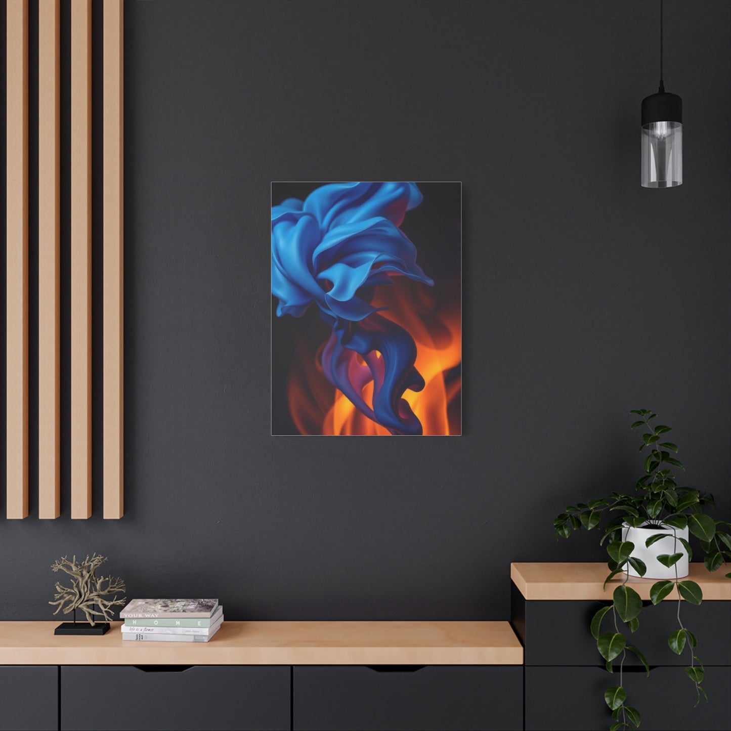 Masterpiece Navy Blue Art Vision Wall Art & Canvas Print