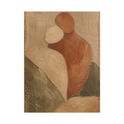 Minimal Abstract Embrace Romance Wall Art & Canvas Print