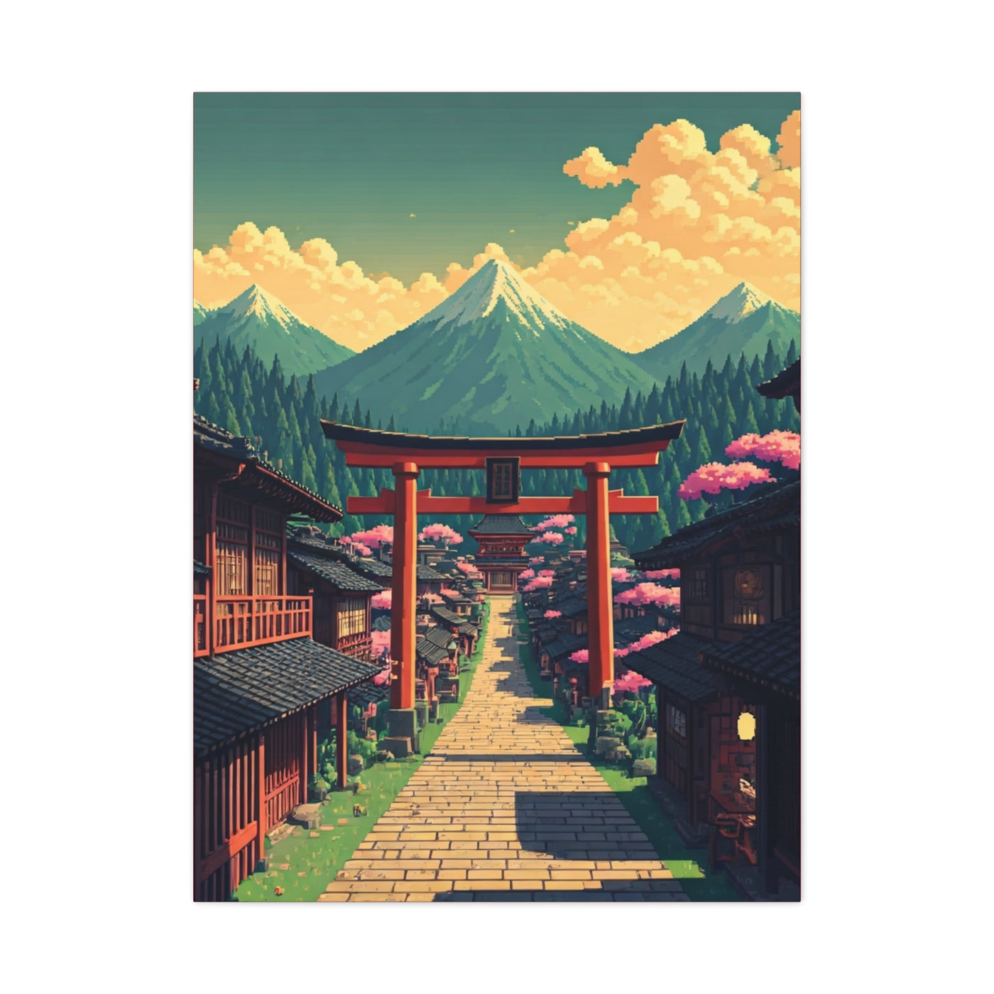 Torii Path to the Mountains Wall Art & Canvas Prints