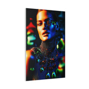 Luminous Fashion Portrait Contemporary Wall Art & Canvas Print