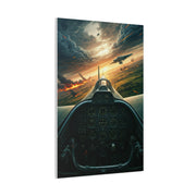 Cockpit Horizon Combat Flight Wall Art & Canvas Prints