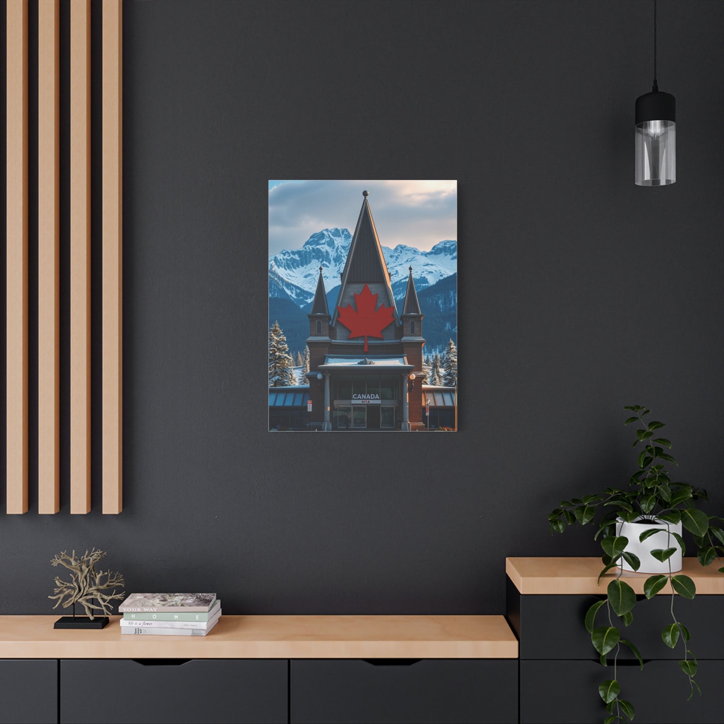 Cascading Wilderness Canvas Wall Art & Canvas Print