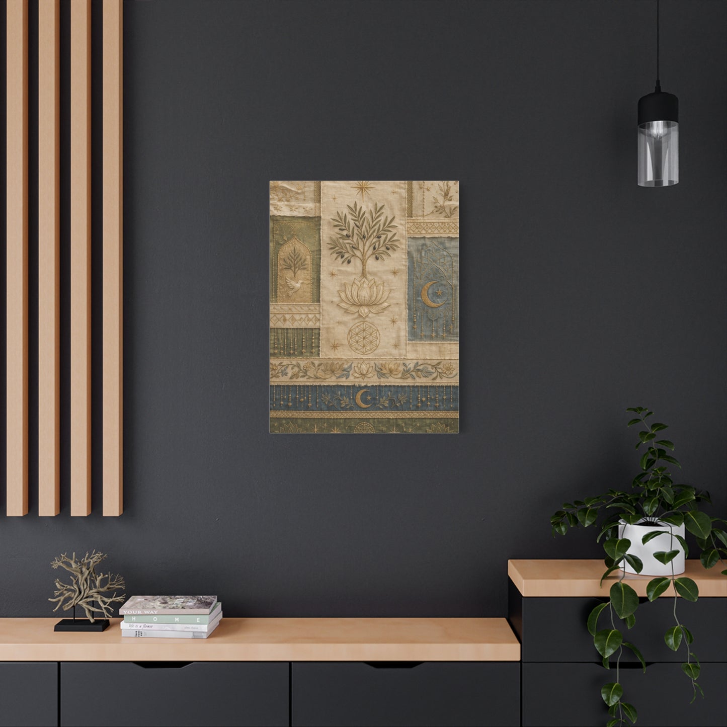 Sacred Textile Harmony Wall Art & Canvas Print