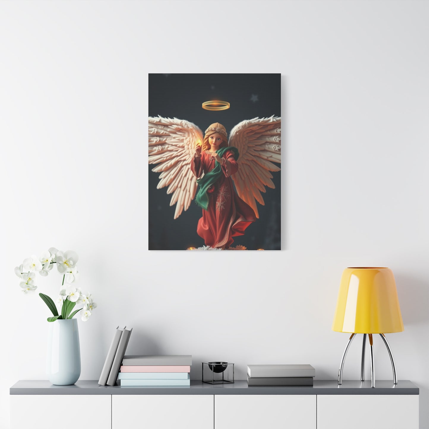 Christmas Angel Art Supreme Gallery Wall Art & Canvas Print