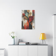Sculptural Botanical Form Abstraction Wall Art & Canvas Print