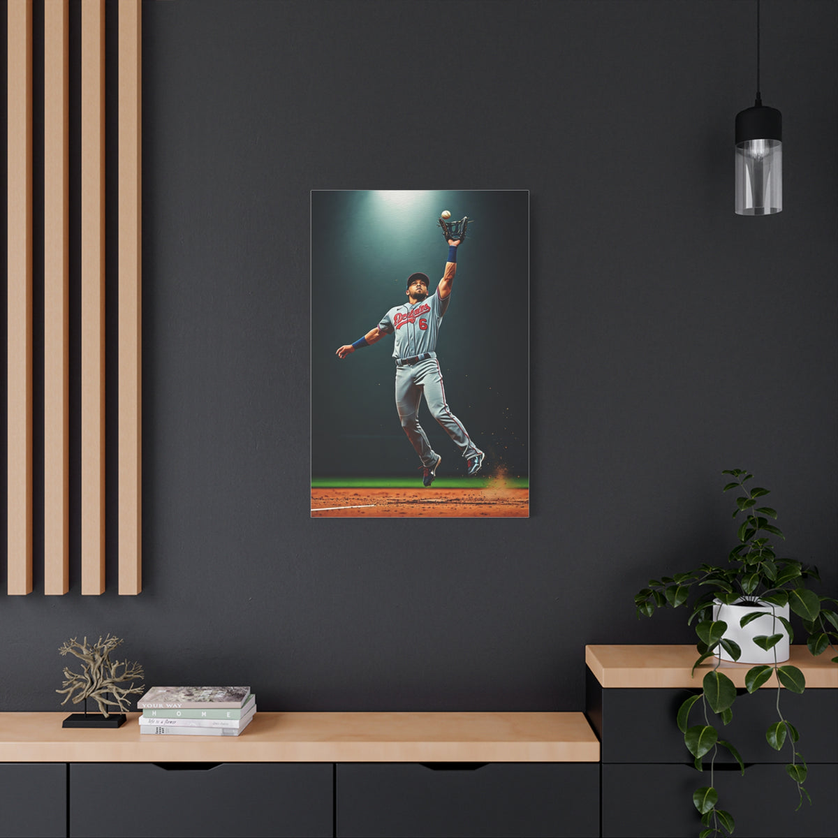 Outfield Catch Spotlight Glory Wall Art & Canvas Prints
