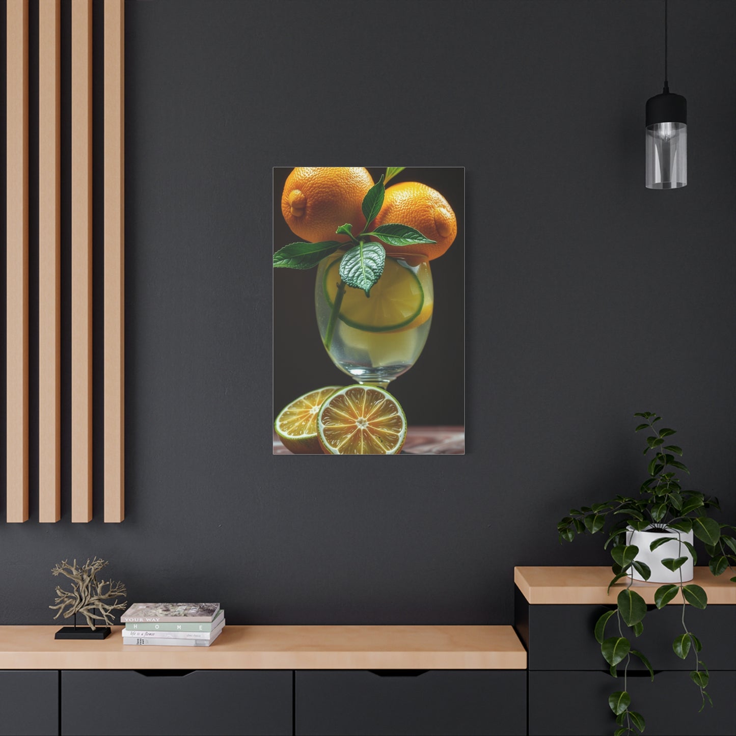Masterpiece Lemon & Lime Art Vision Wall Art & Canvas Print