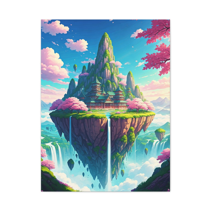 Floating Mountain Sanctuary Wall Art & Canvas Prints
