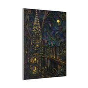 Art Nouveau Manhattan Fantasy Wall Art & Canvas Print