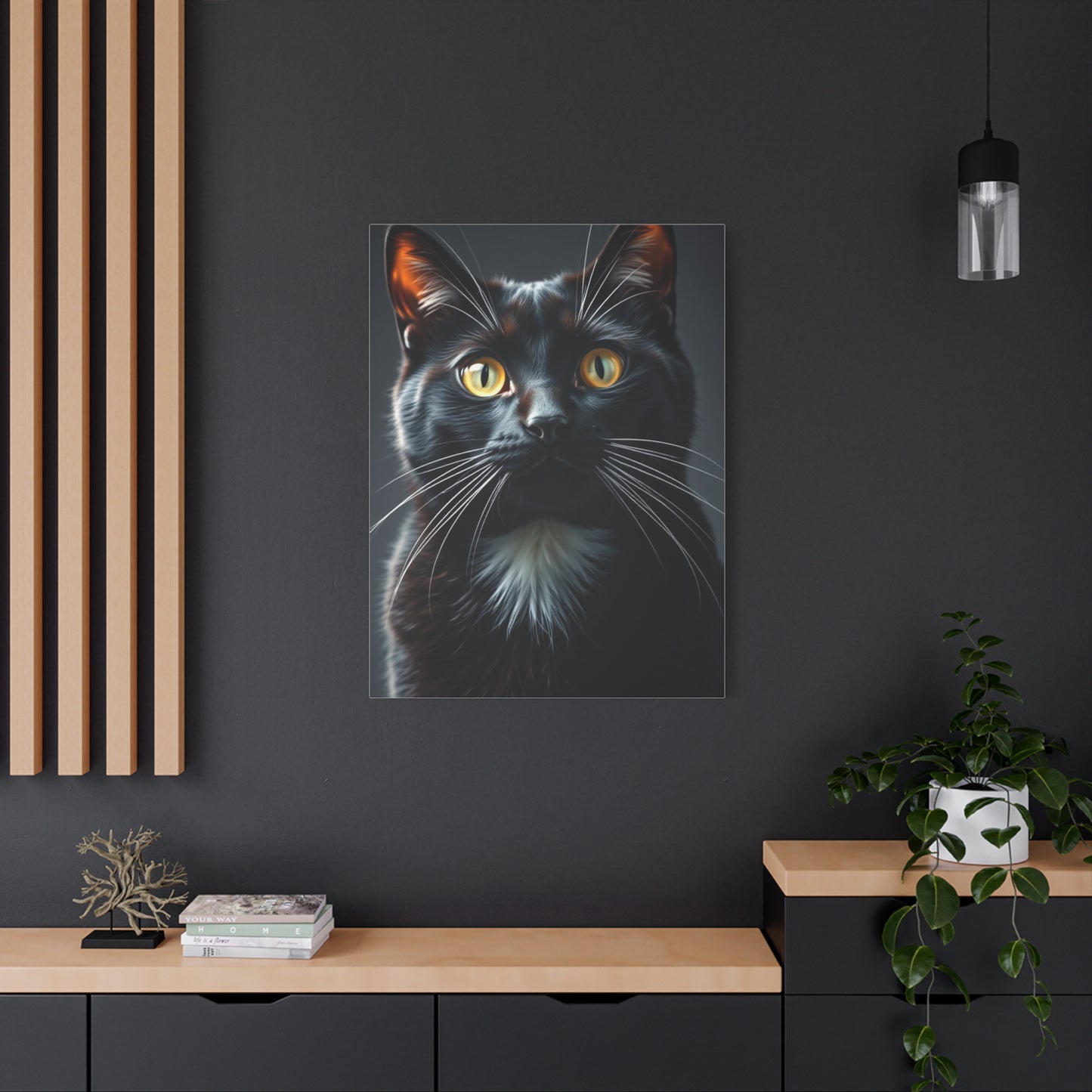 Supreme Tuxedo Cat Art Beautiful Collection Wall Art & Canvas Print