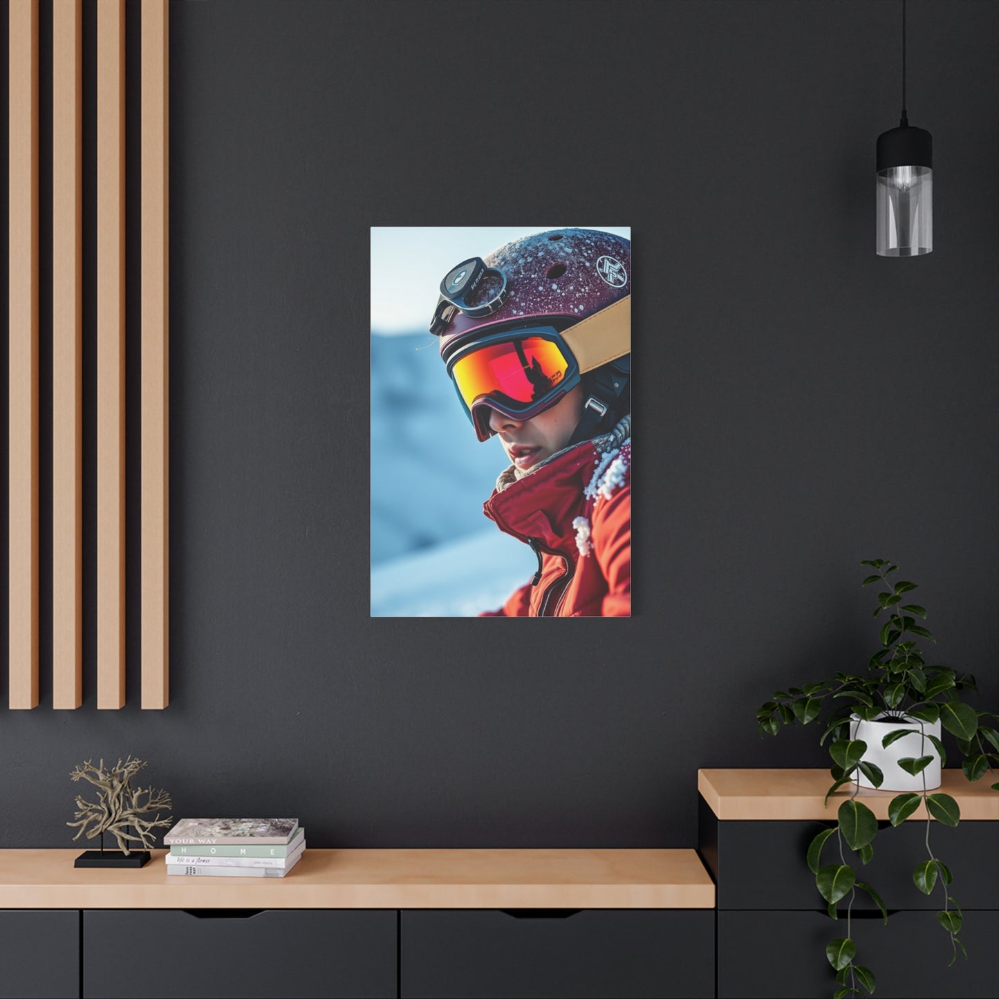 Skiing Art Supreme Canvas Wall Art & Canvas Print