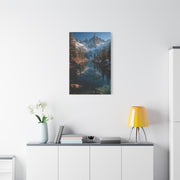 Serene Alpine Lake Reflection Wall Art & Canvas Print