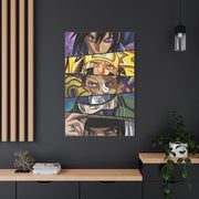 Naruto Heroes and Villains Eyes Poster Wall Art & Canvas Print