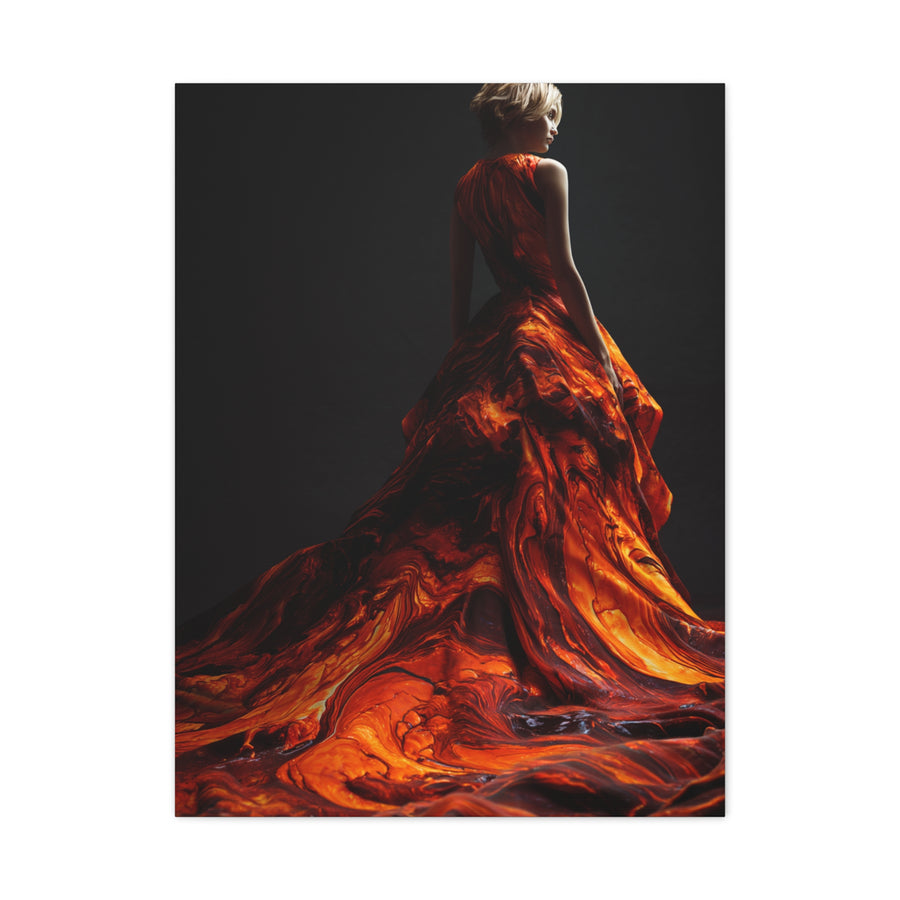 Liquid Flame Couture Contemporary Wall Art & Canvas Print