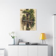 Parisian Balcony Ivy Wall Art & Canvas Print