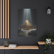 Monumental Gold Pyramid Treasury Wall Art & Canvas Print