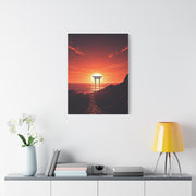 Sacred Horizon Torii Sunset Wall Art & Canvas Prints