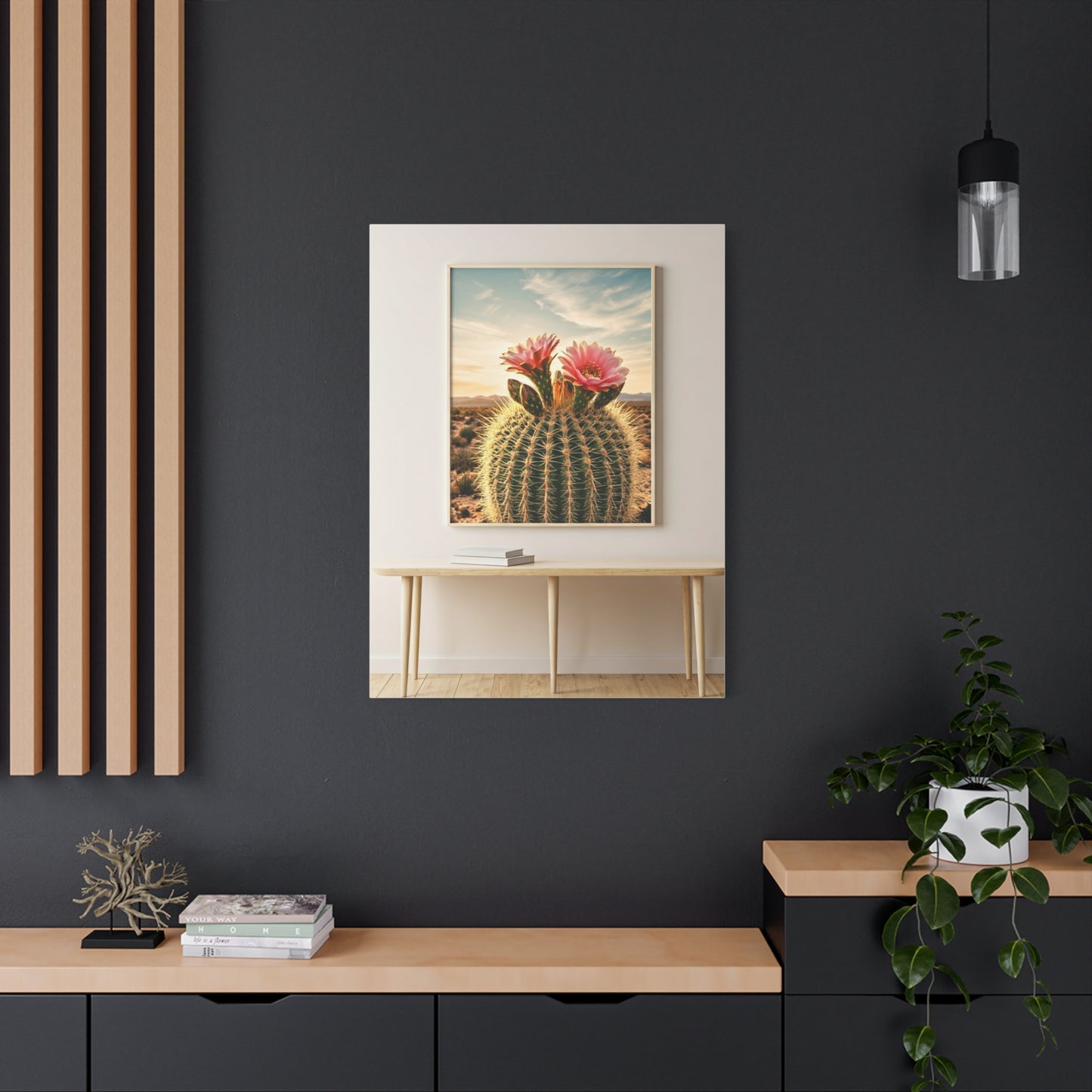 Barrel Cactus Desert Bloom Gallery Wall Art & Canvas Prints