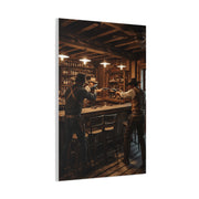 Wild West Saloon Gunfight Wall Art & Canvas Print